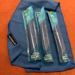 Mission Reusable Instant Cooling Towels (Set of 3)